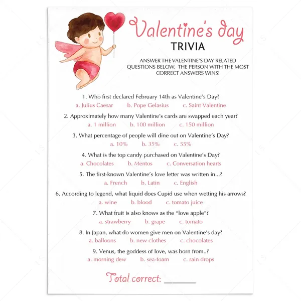 game valentine - Valentine's Love Test